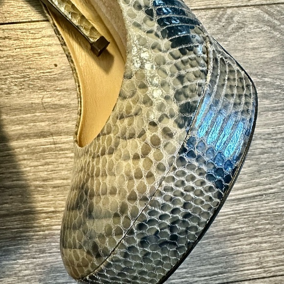 Diane Von furstenberg pump snakeskin used 1x - Picture 4 of 9
